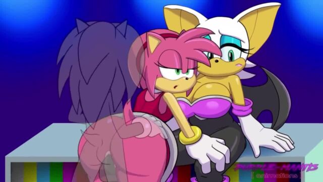 Rouge The Bat Watches Amy Rose Get Plowed