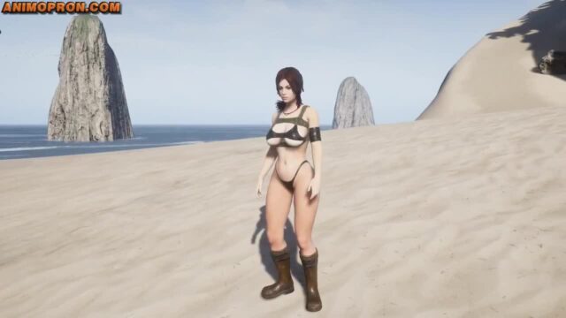 Tomb Raider Lara Croft Nuding